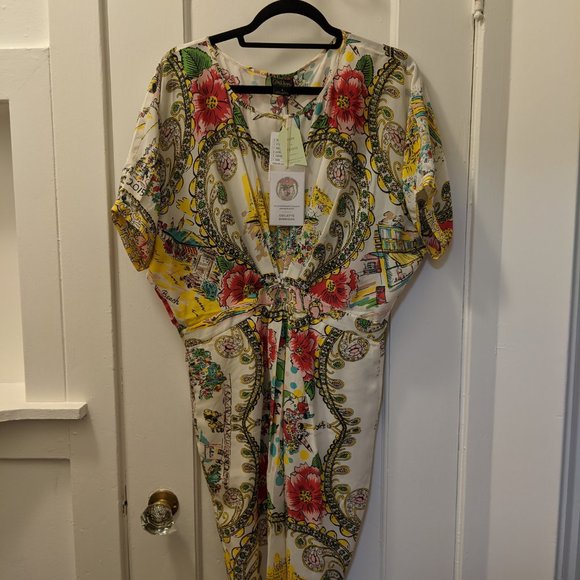 NWT Collette Dinnigan Scenic Silk Dress - Picture 8 of 11